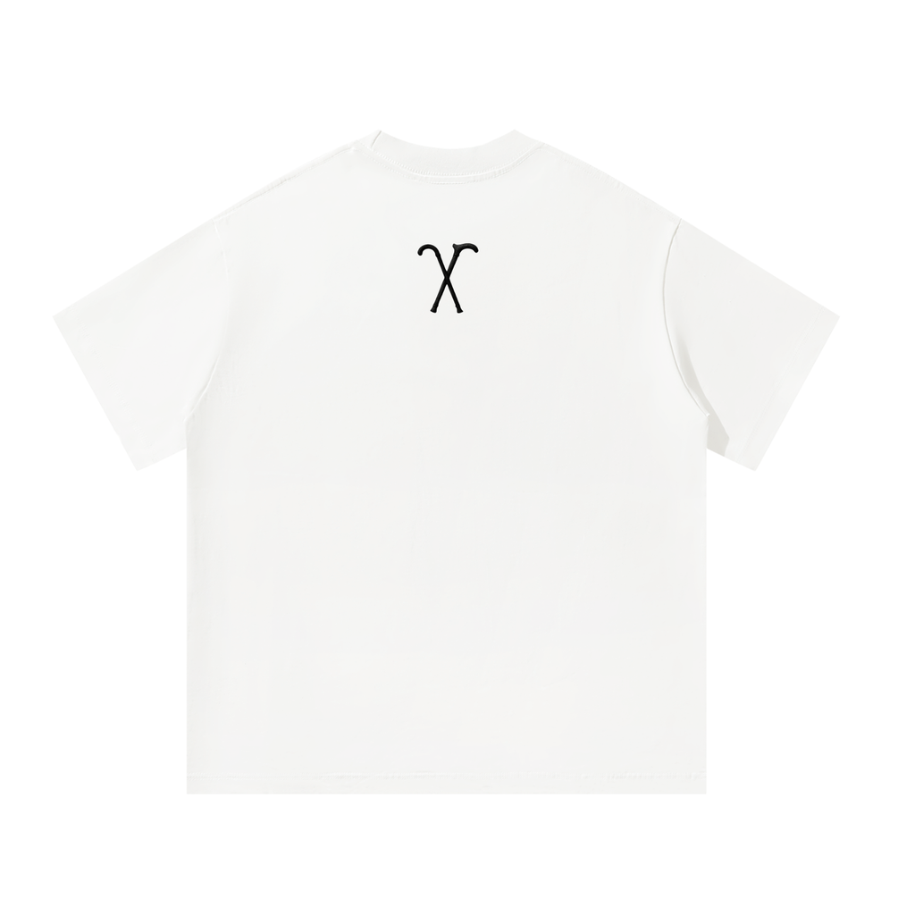 "Community" White Oversized T-Shirt