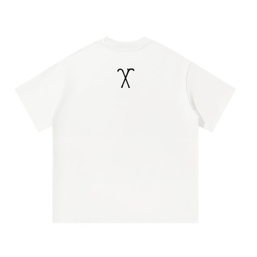 "Community" White Oversized T-Shirt