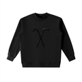 Cane Logo "Walk With Me" Black Heavyweight Crewneck