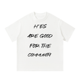 "Community" White Oversized T-Shirt